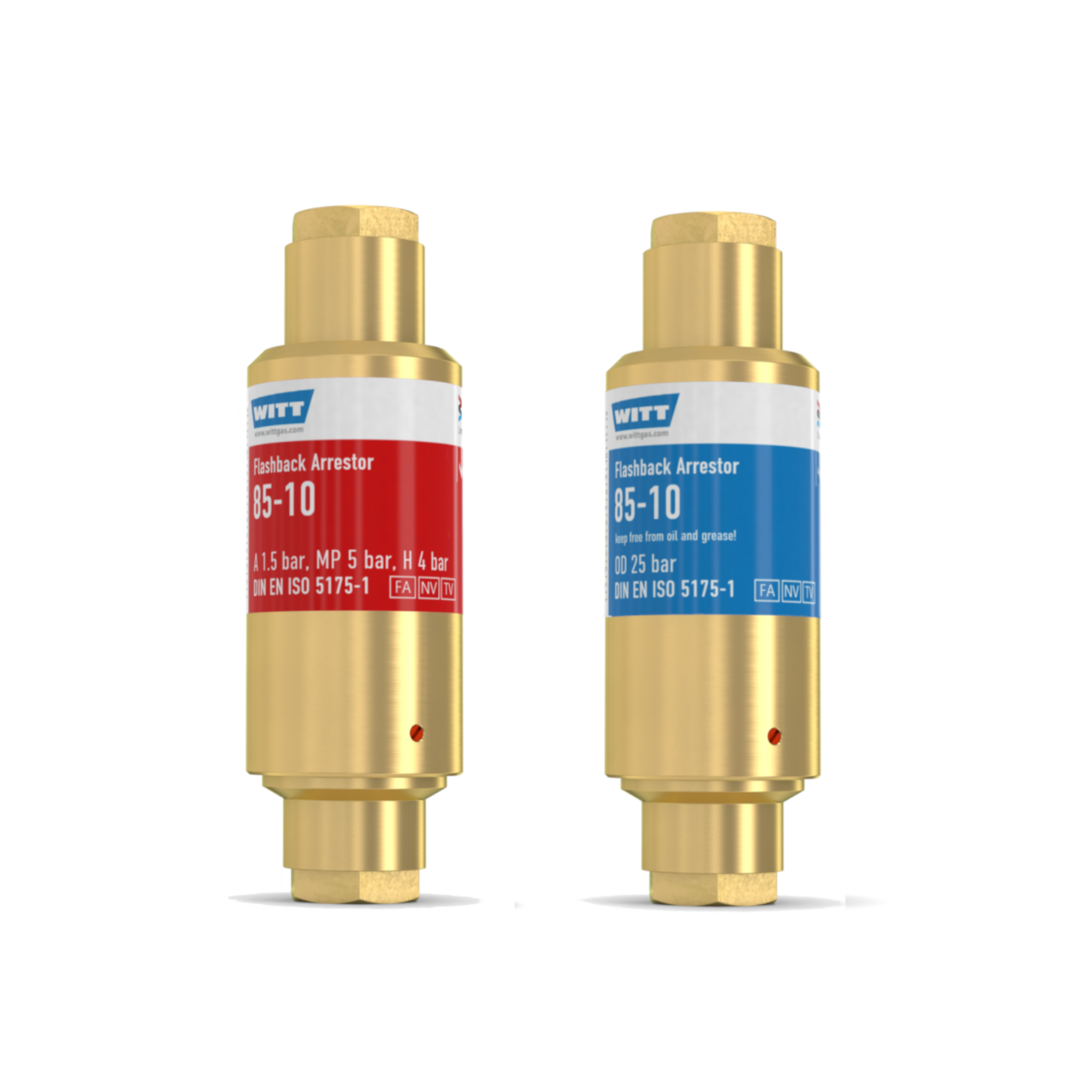 Flashback Arrestor 85-10. ½" NPT. Oxygen & Fuel Gases