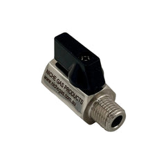 1/4 NPT M-F BALL VALVE BLACK KNOB