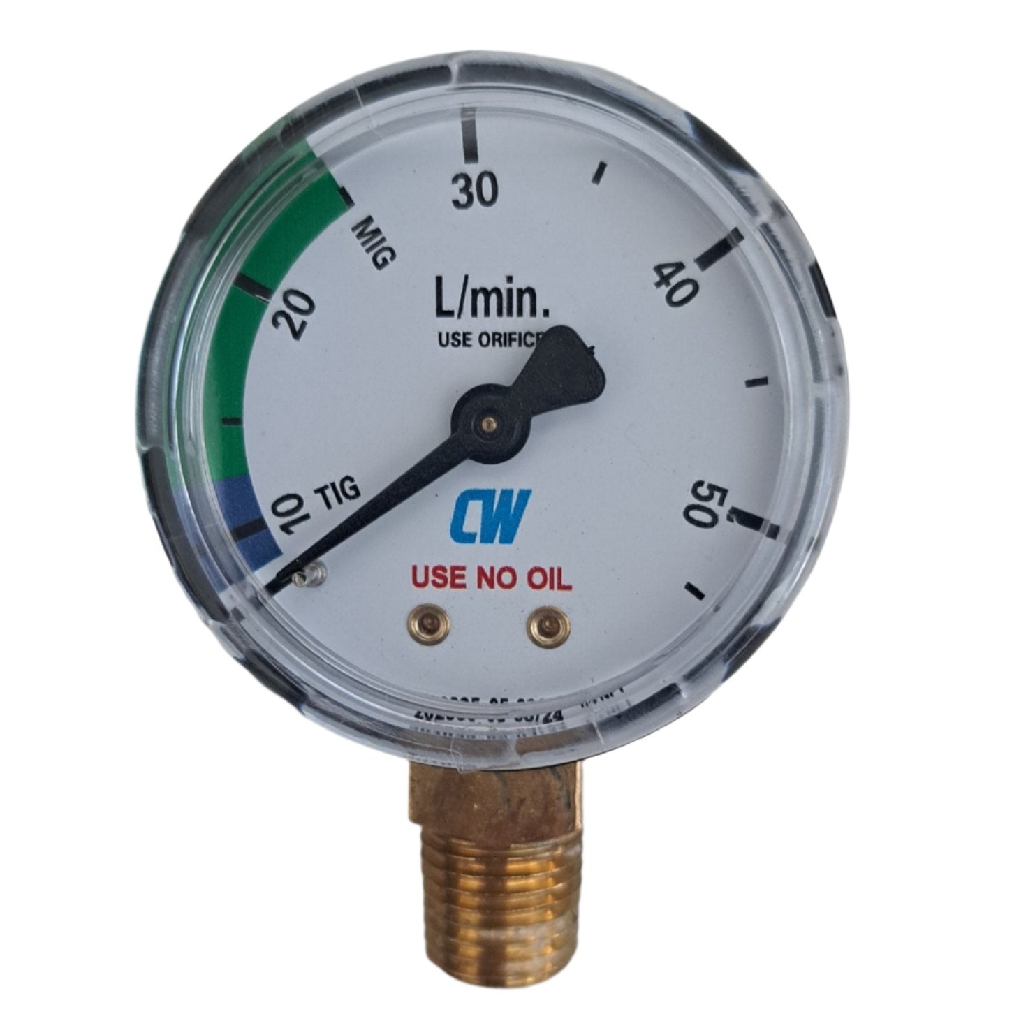 MIG / TIG flow gauge