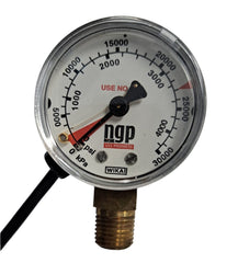 30,000 kPa, set trigger 30 bar contact gauge