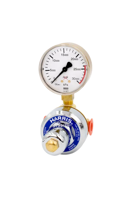 Harris Model 801 CO2 regulator preset 800kPa