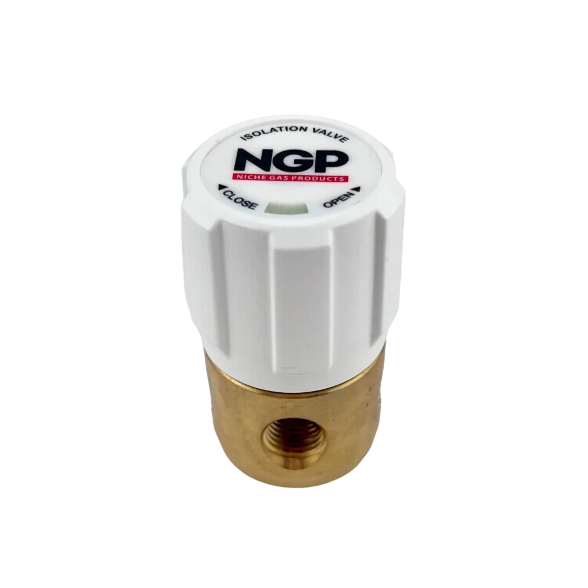 High pressure isolation on/off valve. 5.0 purity