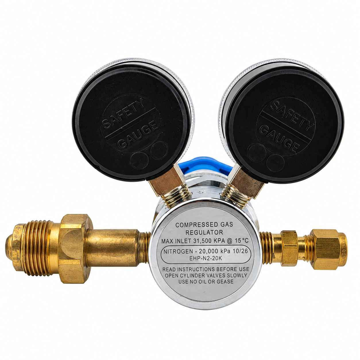 Regulator, HP N₂, 200 bar outlet, Type 51, 4S