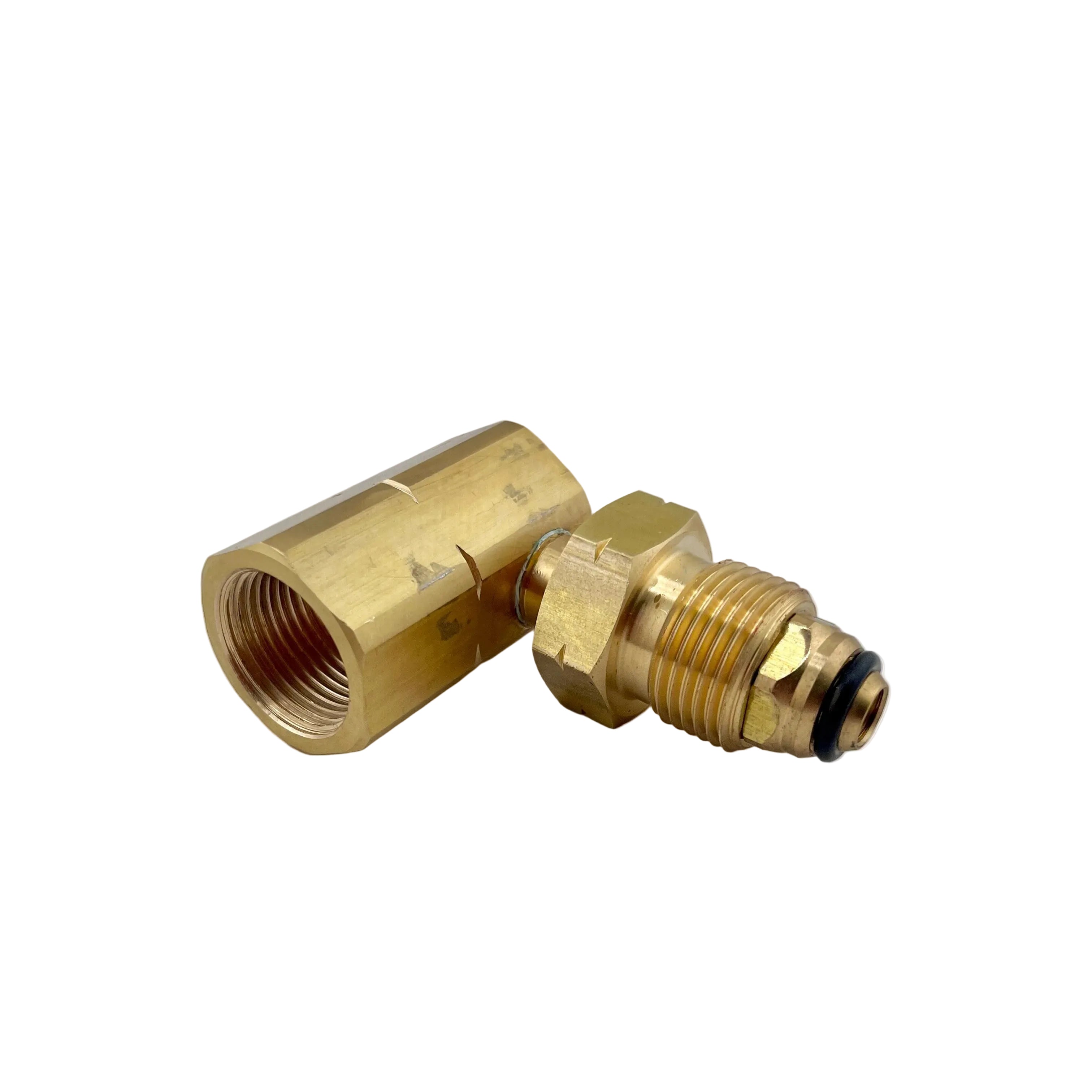 90˚ cylinder adaptor - POL (Type 21) LPG