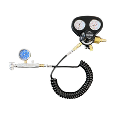 Nitrogen N2 Shock Filling Kit. No Loss chuck. 500psi TurboTorch regulator
