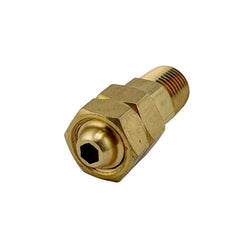 Adaptor 9/16"-18 LH nut to 1/4" NPT