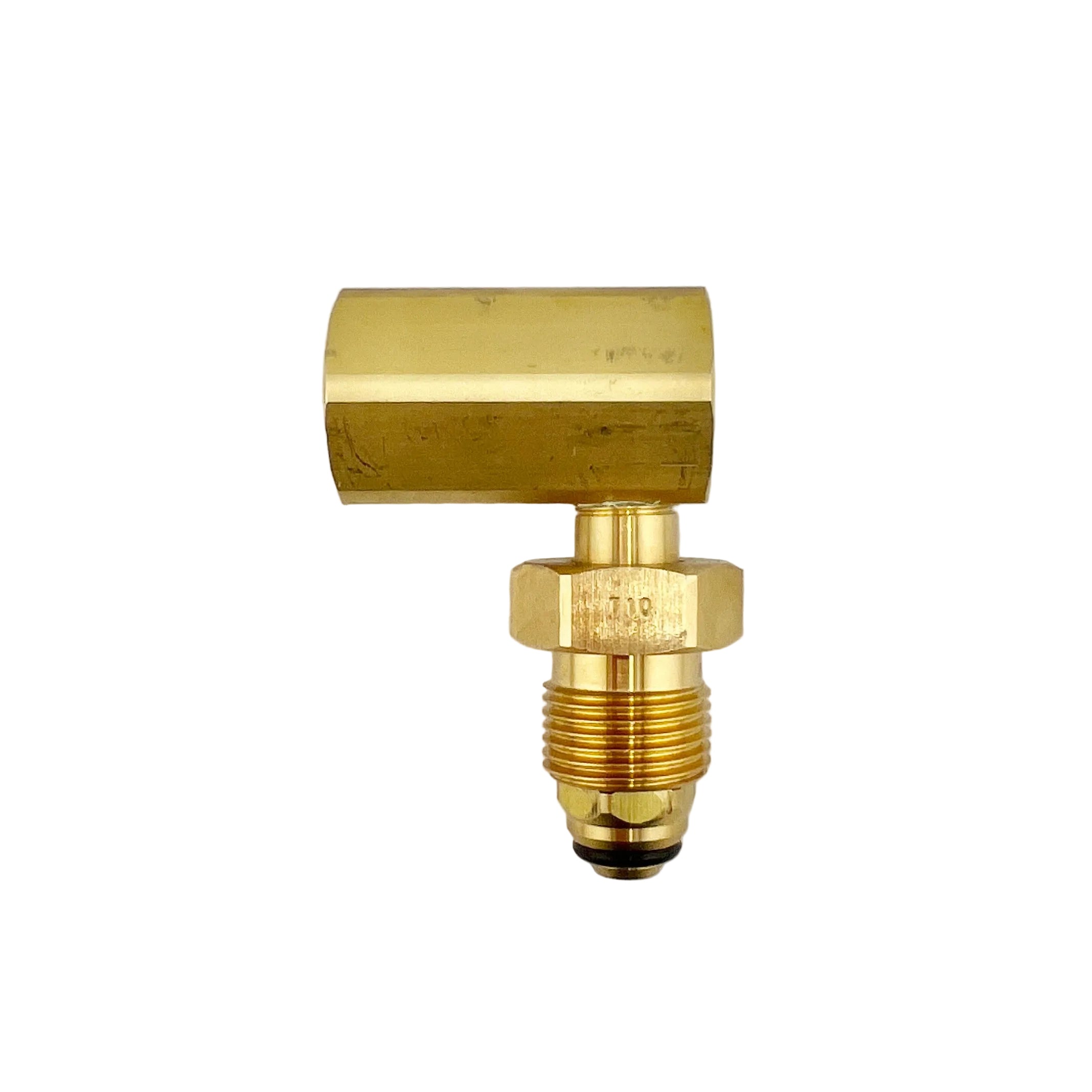 90˚ Cylinder Adaptor - (Type 10) Oxygen, Argon