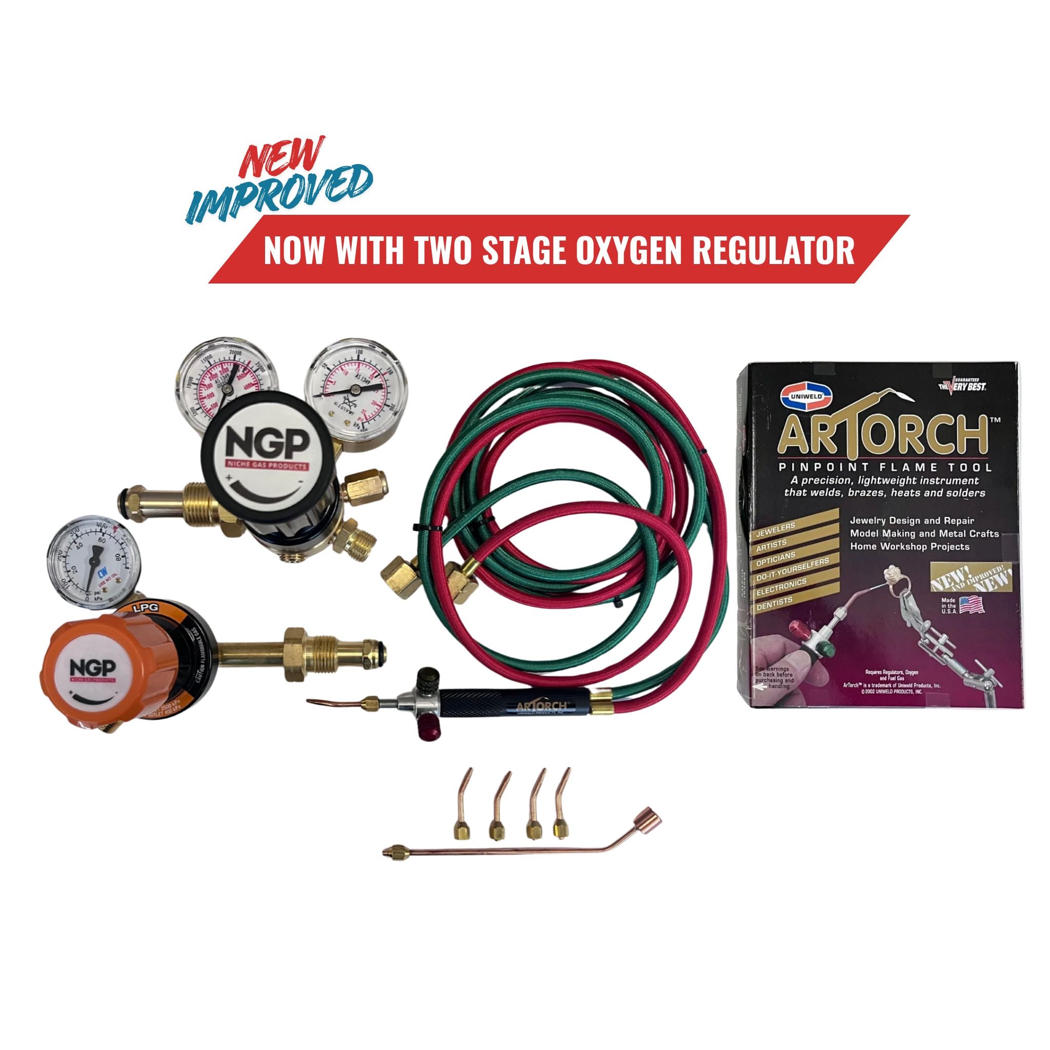 ARTorch™ Kit, Regulators & Heating Tip