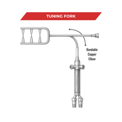 Tuning fork brazing tip. Oxy/Fuel, 8 flames. For Harris 196 torch