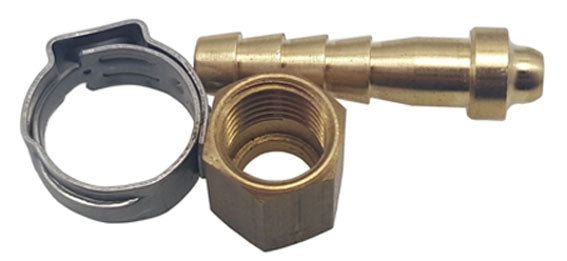 Hose kit, 5mm ID, 3/8-24 RH nut, nipple, ferrule