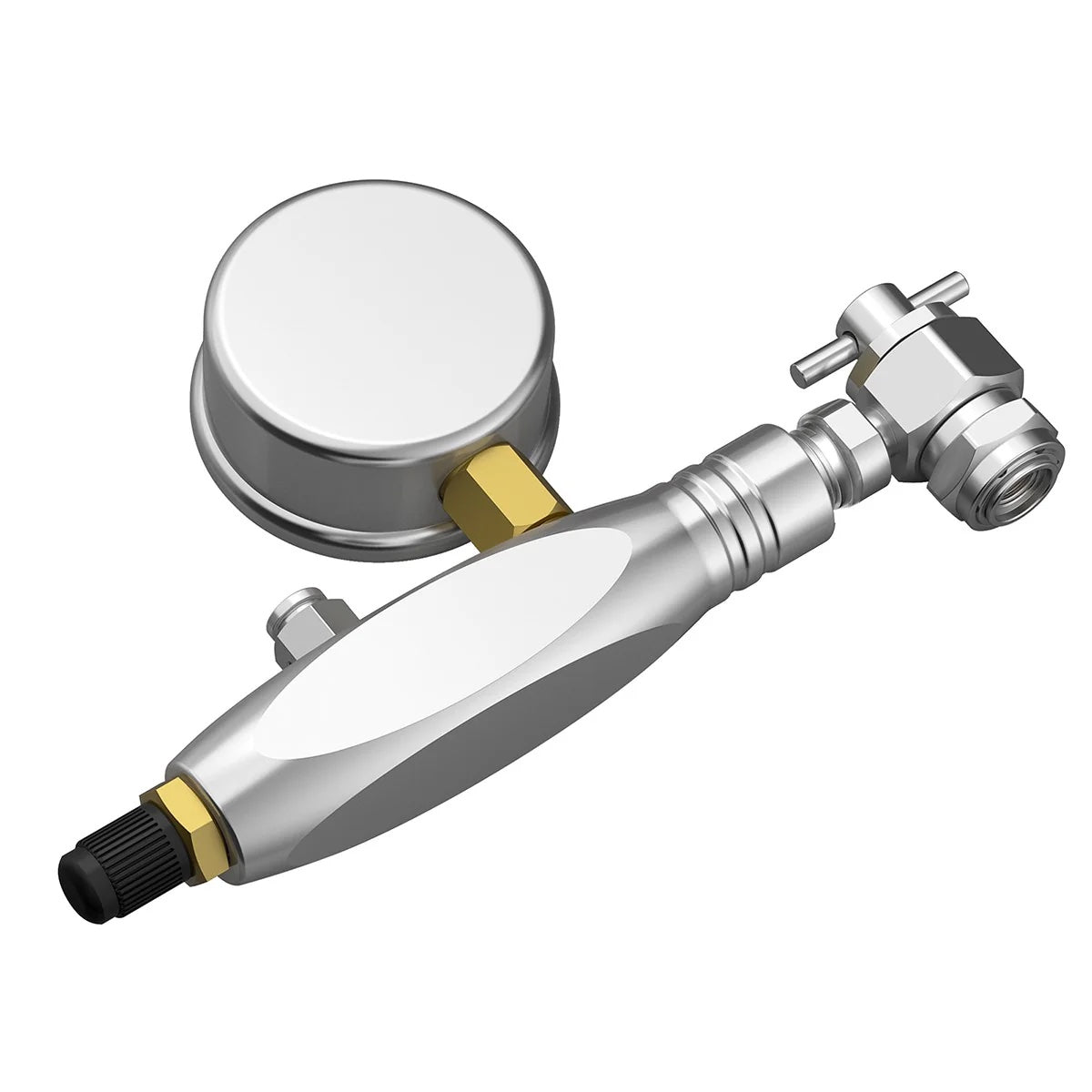 600PSI No Loss Chuck Nitrogen Filling Tool with handle, gauge & purge