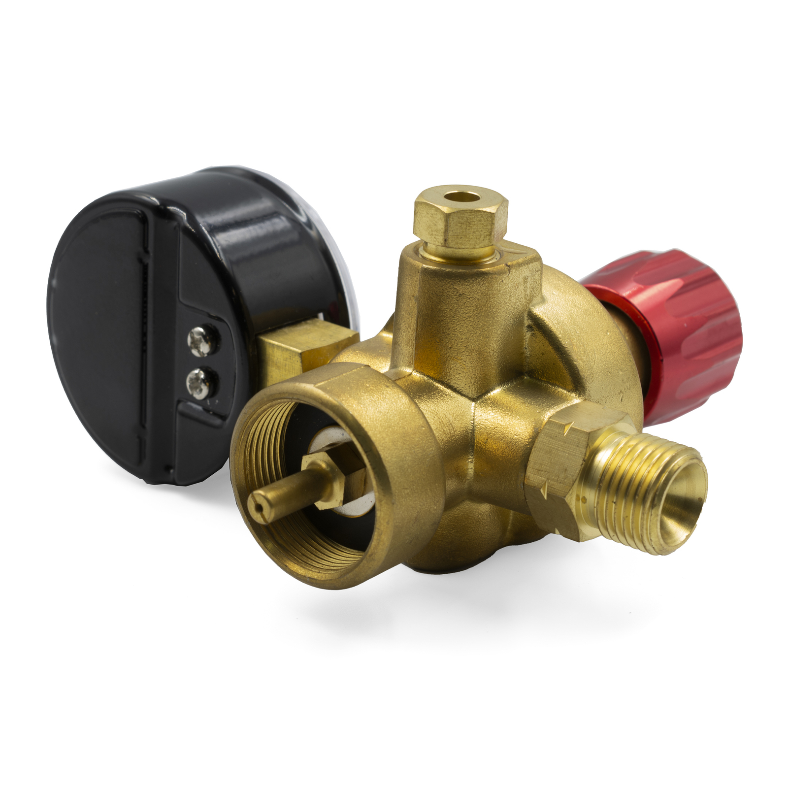 Regulator for Propane (CGA600) Disposable Tanks, 0-1.5 bar, 5/8-18 LH outlet