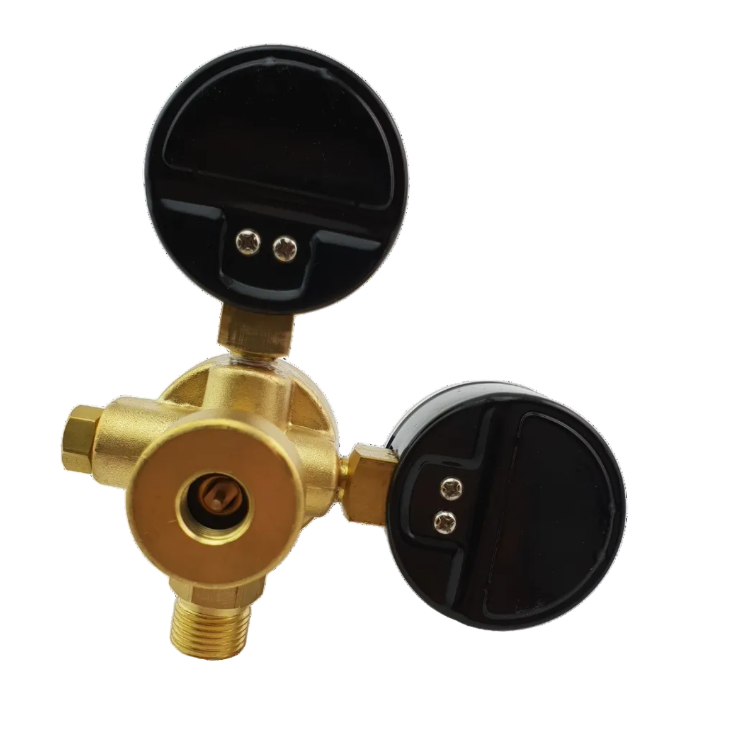 Regulator for O2 (M12) Disposable Tanks, 0-10bar, 5/8-18 RH outlet