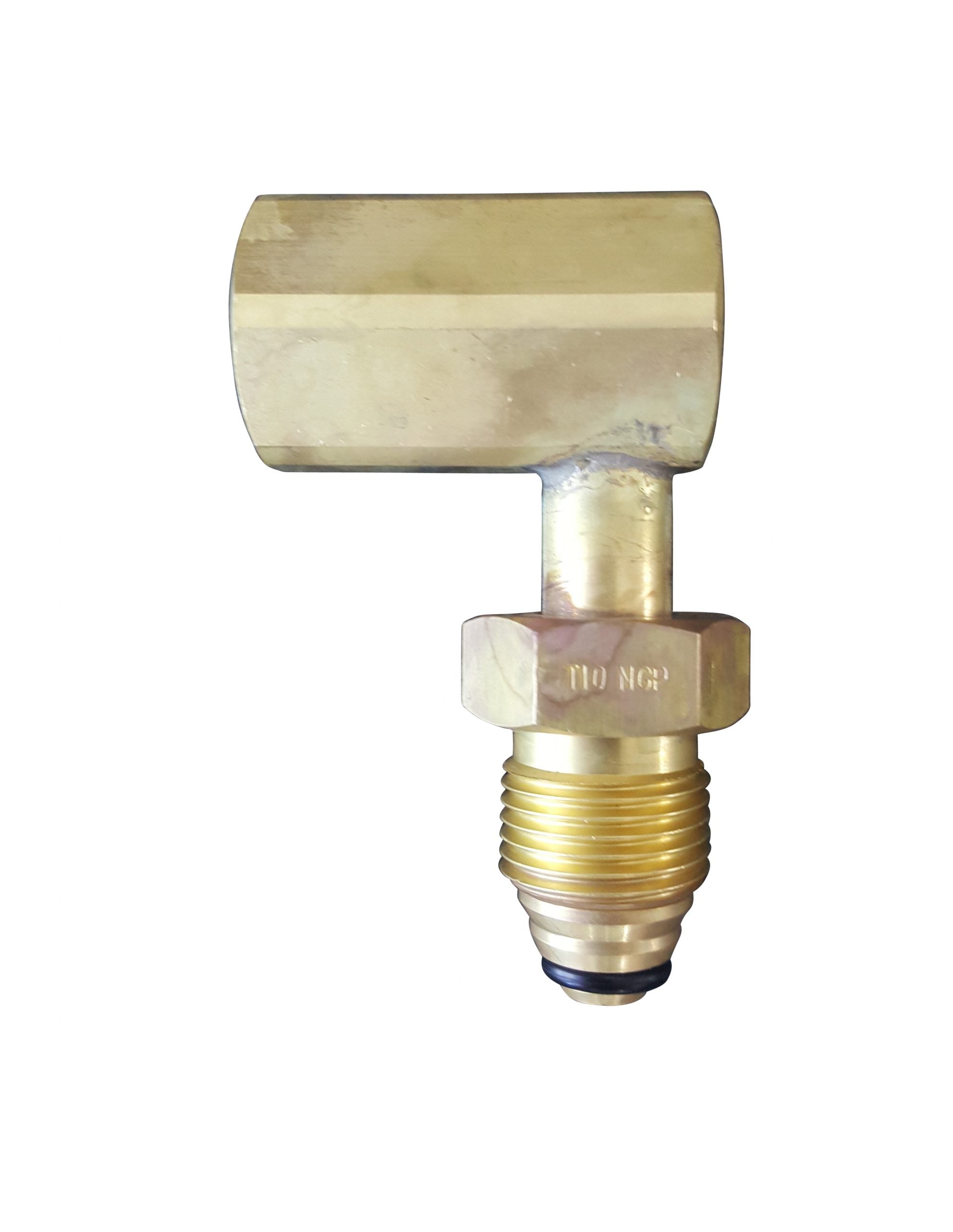 90˚ cylinder adaptor - (Type 10) Oxygen, Argon (NGP6127)