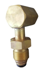 90˚ cylinder adaptor - (Type 10) Oxygen, Argon