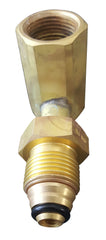 90˚ cylinder adaptor - (Type 10) Oxygen, Argon