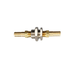 Bulkhead connector, 10mm ID hose - all gases (NGP6153)