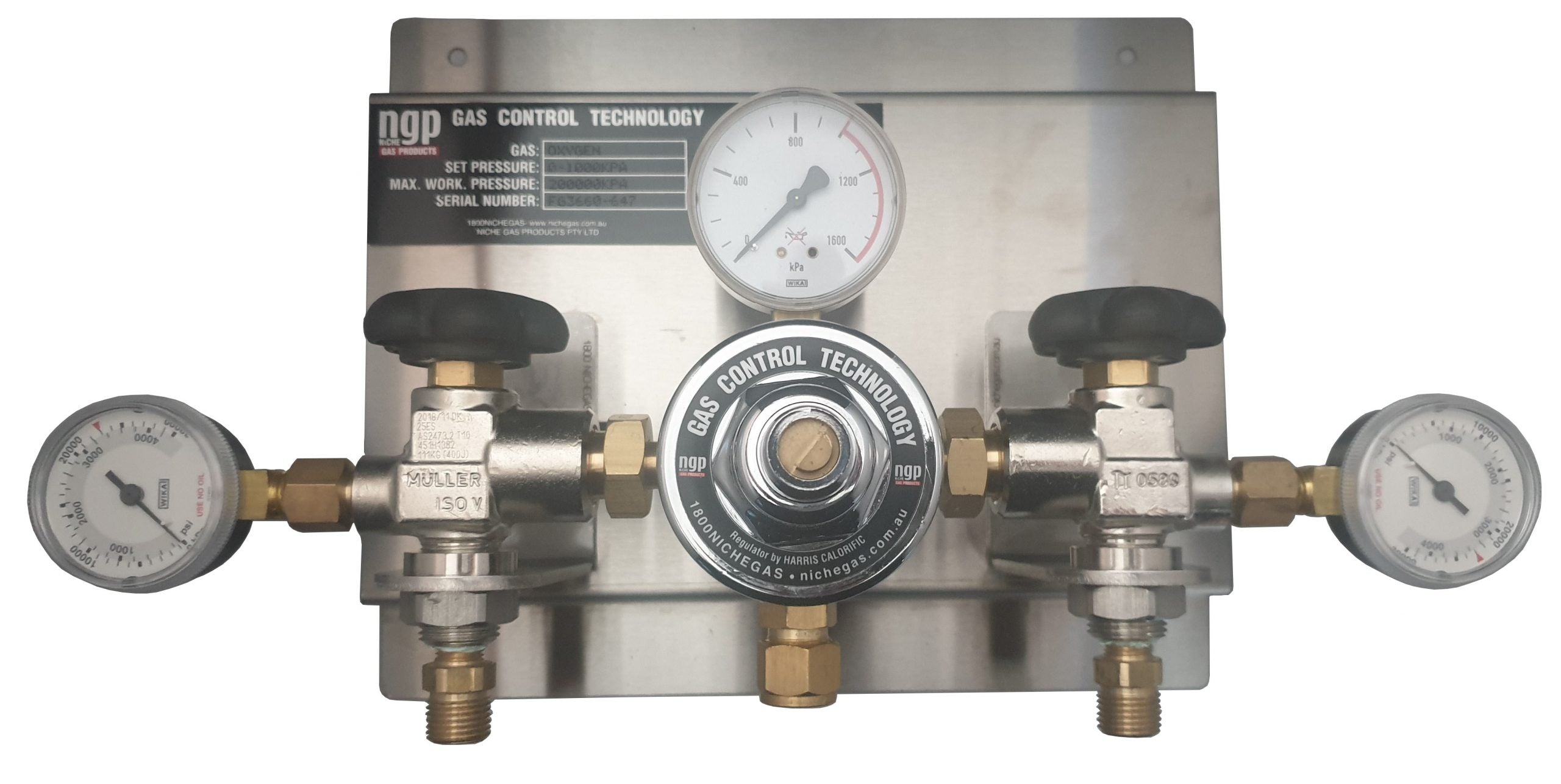 Manual Manifolds for most technical gases