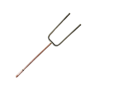 Tuning fork brazing tip. Oxy/Fuel, 8 flames. For Harris 196 torch