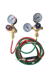 Kit with torch, tip & regulators for disposable cylinders M12 Oxygen