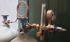 Dual cylinder connector, CO₂ - Type 30