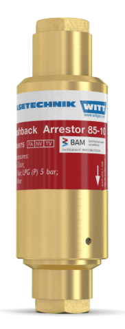Flashback Arrestor 85-10. ½" NPT. Oxygen & Fuel Gases