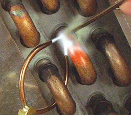 Twin crescent brazing tip. Oxy/Fuel, For COMET style gas torch