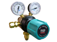 Dual Stage High Flow Regulator,  2 Stage,  Vertical Inlet, all technical gases