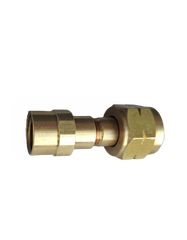 Adaptor, 5/8"-18 LH nut to ¼" NPT female
