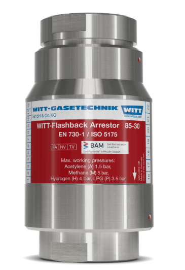 Flashback Arrestor RF85-30N-ES. 30Bar O2