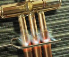 Tuning fork brazing tip. Oxy/Fuel, 8 flames. For Harris 196 torch