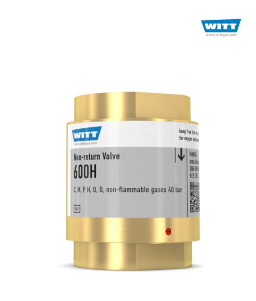 NV600H. MWP: 40Bar. ½", ¾", 1" BSP & NPT