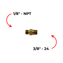 1/8"NPT to 3/8"-24 RH (A-type)
