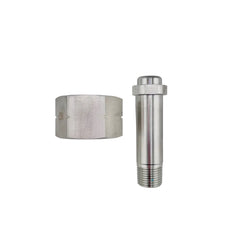 Hydrogen 1"-11 Nut LH, ½" NPT Stem Stainless Steel  (CGA1350SS)