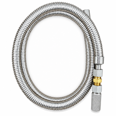 Hose, CRYOGENIC N2 service, stst, CGA295 nut ends. 1.8m