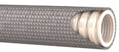 ½" PTFE, 110 bar convoluted hose with 304L braid