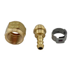 Hose kit, 5/8-18 LH. Nut, 5mm nipple, ferrule