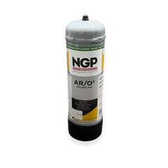 Disposable Ar/O2 Mixed Gas Cylinder (98/2%), M10 Connection