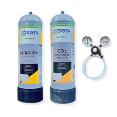 Calibration Kit - With Disposable Gas Cylinders (Nitrogen & Carbon Dioxide)