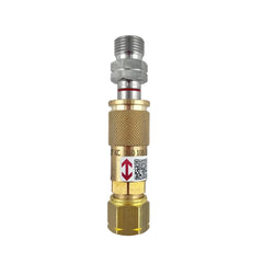 WITT quick coupler set SK100 - Regulator Mount Fuel, 5/8″-18 LH nut to 5/8″-18 LH male