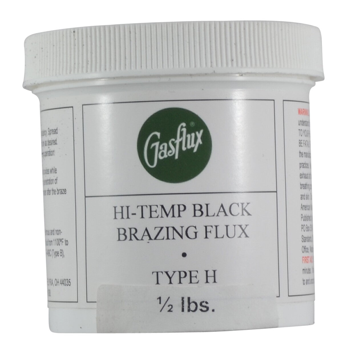 Gasflux, Type 'H', Black, High Temp Brazing Paste, 454gm