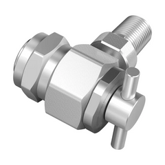 Nitrogen/Air N2 Shock and tyre schrader valve filling no loss chuck. Strut Coupler