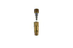 Witt quick coupler set -  OXYGEN, Body & probe, 5/8-18 RH. Torch mounted (NGP3595)