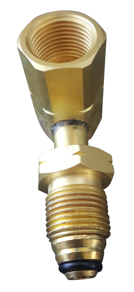 90˚ cylinder adaptor - (Type 20) Acetylene, Hydrogen (NGP6128)
