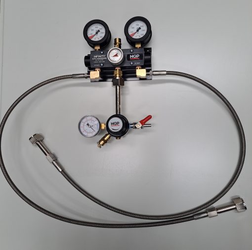 CO2 and Inert Auto changeover manifold